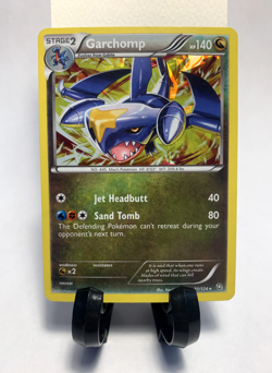 Garchomp 91/124 Black and White Dragons Exalted Cracked Ice Holo Pokemon - Image 1