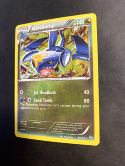 Garchomp 91/124 Black and White Dragons Exalted Cracked Ice Holo Pokemon - Image 3