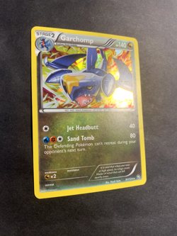 Garchomp 91/124 Black and White Dragons Exalted Cracked Ice Holo Pokemon - Image 4