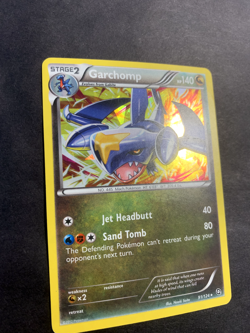Garchomp 91/124 Black and White Dragons Exalted Cracked Ice Holo Pokemon - Image 5