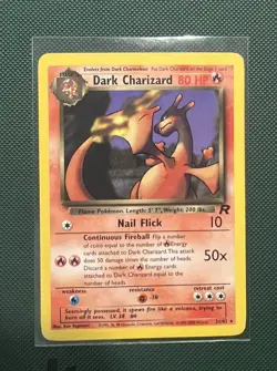 Pokemon 1999 Team Rocket Dark Charizard Non Holo Lightly Played #21/82 💎👀🔥 - Image 1