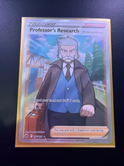 Pokemon TCG Professor's Research (Full Art) Crown Zenith 150/159 Holo Ultra Rare - Image 1