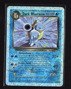 2002 Pokemon Legendary Collection Dark Blastoise 4/110 Reverse Holo Foil Rare - Image 1