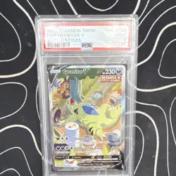 Pokemon Tyranitar V 2021 Battle Styles Ultra Rare Full Art Holo #155 PSA 9 - Image 1