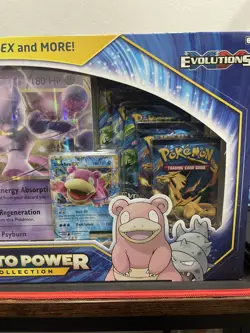 Pokemon Kanto Power Collection Box Mewtwo-EX Slowbro-EX XY Evolutions NEW IN BOX 820650809446 - Image 3