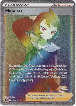 Pokemon Hinatsu Rainbow Secret Rare Verlorener Ursprung 204/196 NM Deutsch - Image 1
