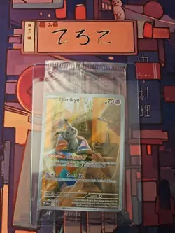 Pokemon Mimikyu 075 Black Star Promo Paldean Fates Full Art Sealed - Image 1