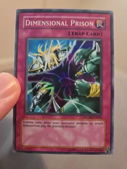 Yugioh! Dimensional Prison WC08-EN003 Super Rare NM - Image 1