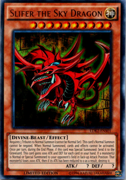 NM Slifer the Sky Dragon - LDK2-ENS01 - Ultra Rare Limited Edition - Image 1