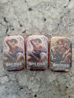One Piece Card Game - Tin Pack Set Vol.2 (TS-02, OP13) - 3 Tins - Sealed - Image 1