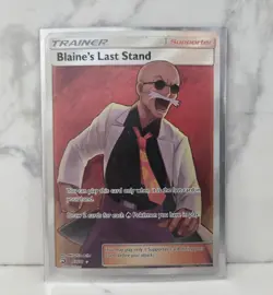 Pokemon TCG Blaine's Last Stand Dragon Majesty 69/70 Holo Full Art - Image 1