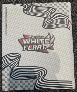 Pokemon White Flare 9 Pocket Binder ONLY - Scarlet and Violet - Image 2
