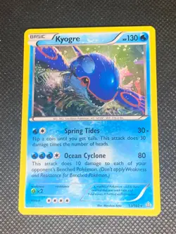 Kyogre 53/160 Cracked Ice Holo - Primal Clash Pokemon Card - LP - Image 1
