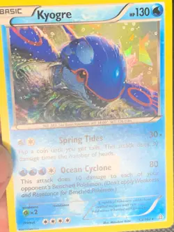 Kyogre 53/160 Cracked Ice Holo - Primal Clash Pokemon Card - LP - Image 2