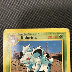 Pokemon TCG - NIDORINA - 1ST EDITION - 40/64 - WOTC JUNGLE (1999) - VINTAGE DMG - Image 4