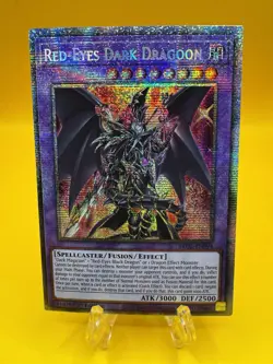 YUGIOH! Red-Eyes Dark Dragoon BROL-EN094 STARLIGHT RARE 1st Edition - Image 1
