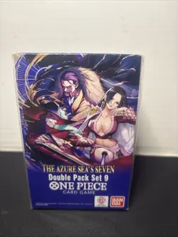 One Piece TCG OP-14 The Azure Sea's Seven Double Pack Set Vol. 9 NEW SEALED 🔥 - Image 1