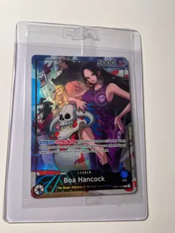 One Piece Boa Hancock OP07-038 PSA Magazine Exclusive Promo FOIL - Sealed - Image 1