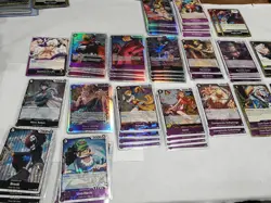 One Piece Monkye D. Luffy Custom Built Deck Black/ Purple Full Deck - Image 1