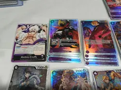 One Piece Monkye D. Luffy Custom Built Deck Black/ Purple Full Deck - Image 2