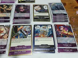 One Piece Monkye D. Luffy Custom Built Deck Black/ Purple Full Deck - Image 4