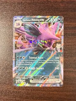 Team Rocket's Nidoking ex 217 Sv: Scarlet & Violet Promo Cards Holo - Image 1