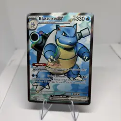 Pokemon TCG Blastoise EX Holo Ultra Rare Card Scarlet VIOLET-151, 184/165 - Image 1