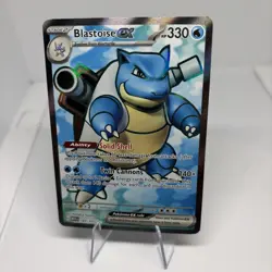 Pokemon TCG Blastoise EX Holo Ultra Rare Card Scarlet VIOLET-151, 184/165 - Image 2