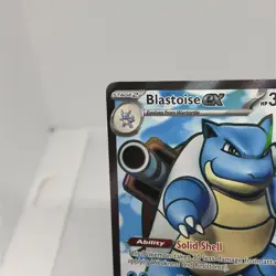 Pokemon TCG Blastoise EX Holo Ultra Rare Card Scarlet VIOLET-151, 184/165 - Image 5