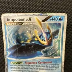 Pokemon Empoleon LV.X Diamond & Pearl Card 120/130 Damaged Nintendo English 2007 - Image 2