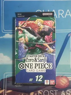 🔥One Piece Card Game STARTER DECK - Zoro and Sanji - [ST-12] English NEW SEALED - Image 1