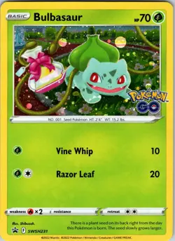 Bulbasaur - SWSH231 SWSH: Sword & Shield Promo Cards Pokemon TCG LP Holo - Image 1