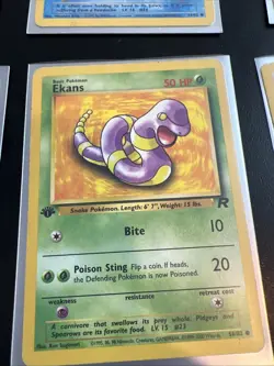 20 Different Pokemon Team Rocket First Editon WOTC Cards Played Condition - Image 3