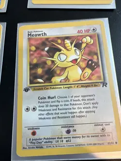 20 Different Pokemon Team Rocket First Editon WOTC Cards Played Condition - Image 4