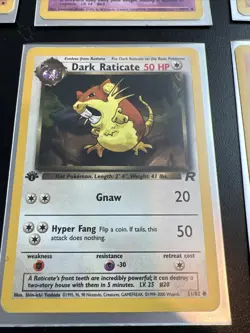 20 Different Pokemon Team Rocket First Editon WOTC Cards Played Condition - Image 5