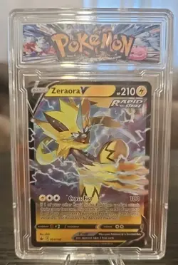 Pokemon Zeraora V Chilling Reign #053/198 2021 Holo UR Slabbed Card - Near Mint - Image 1