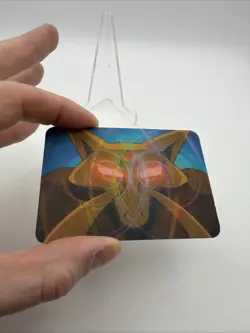 Pokemon Lenticular Alakazam Card - Viz Video Pioneer PIKA-0034D - 3D Promo LP - Image 2