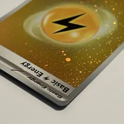 PLAY! Pokemon Stamped Basic Lightning Energy SVE EN 004 Cosmos Holo TCG Card - Image 4