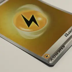 PLAY! Pokemon Stamped Basic Lightning Energy SVE EN 004 Cosmos Holo TCG Card - Image 5