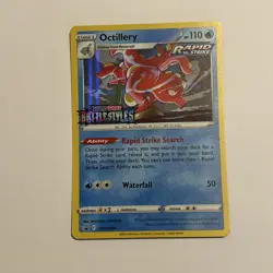 Octillery SWSH089 Battle Styles Holo Black Star Promo Pokemon TCG Card - Image 1