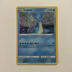 Lapras SWSH051 Sword & Shield Cosmos Holo Black Star Promo Pokemon TCG Card - Image 1