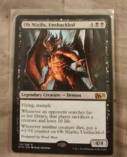 Ob Nixilis, Unshackled M15 *ACTUAL PHOTO* Near mint - Image 1