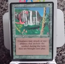 Magic: The Gathering Concordant Crossroads Legends Green 1994 - Image 1
