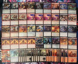 MTG - RAKDOS VILLAIN DECK - MAXIMUM CARNAGE, ULTIMATE GREEN GOBLIN, MOLTEN MAN - Image 1