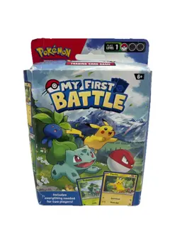 Pokemon My First Battle Two Mini Starter Decks Pikachu & Bulbasaur FREE SHIPPING 820650852534 - Image 1
