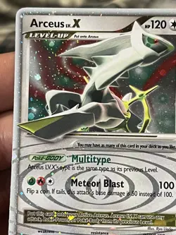 2009 Pokemon TCG Arceus LV.X Holo 95/99 NM - Image 2