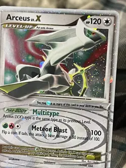 2009 Pokemon TCG Arceus LV.X Holo 95/99 NM - Image 3