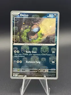 Deino (Master Ball Pattern) 065/086 Sv: White Flare Pokemon TCG - Image 1