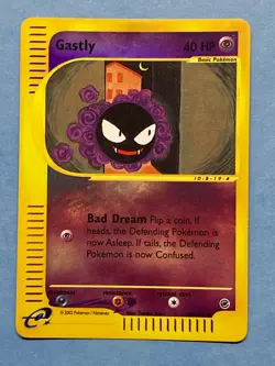 Pokemon Reverse Holo eReader Gastly- Expedition- 109/165- NM - Image 1