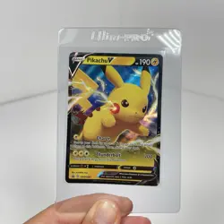 Pokemon TCG Pikachu V SWSH Black Star Promos SWSH061 Holo Promo NM - Image 1